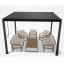 Альтанка MIRADOR-111 3x3m, темно-сіра Альтанка MIRADOR-111 3x3m, темно-сіра
