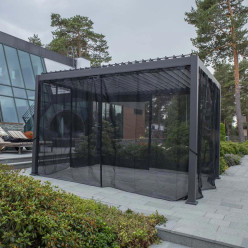 Текстильні штори для альтанки MIRADOR-111 3x4 Текстильні штори для альтанки MIRADOR-111 3x4