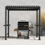 Альтанка MIRADOR BBQ 2,55x1,5m, темно-сіра Альтанка MIRADOR BBQ 2,55x1,5m, темно-сіра