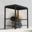 Альтанка MIRADOR BBQ 2,55x1,5m, темно-сіра Альтанка MIRADOR BBQ 2,55x1,5m, темно-сіра