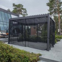 Текстильні штори для альтанки MIRADOR-111 3x4 Текстильні штори для альтанки MIRADOR-111 3x4