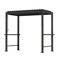 Альтанка MIRADOR BBQ 2,55x1,5m, темно-сіра Альтанка MIRADOR BBQ 2,55x1,5m, темно-сіра