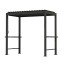 Альтанка MIRADOR BBQ 2,55x1,5m, темно-сіра