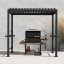 Альтанка MIRADOR BBQ 2,55x1,5m, темно-сіра