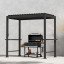 Альтанка MIRADOR BBQ 2,55x1,5m, темно-сіра