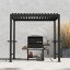 Альтанка MIRADOR BBQ 2,55x1,5m, темно-сіра