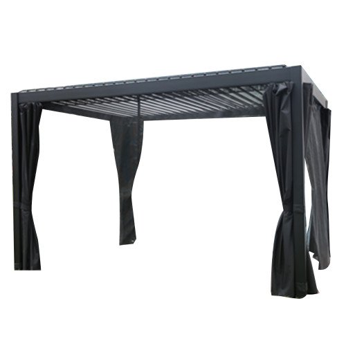 Альтанка MIRADOR-111 3x3m зі шторами, темно-сіра