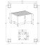 Альтанка MIRADOR-111, 3x4m з текстильними шторами
